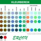 kleurenkaart ultravision ercon